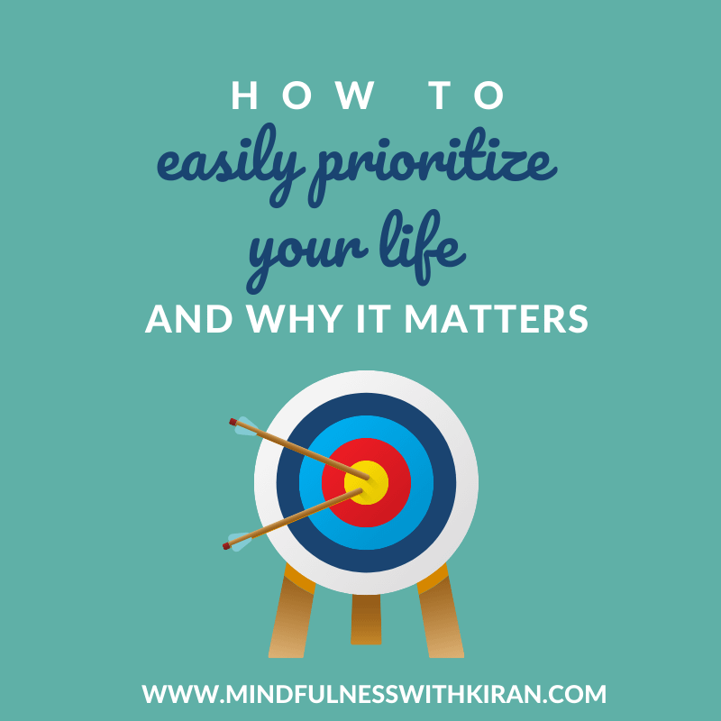how to easily prioritize your life